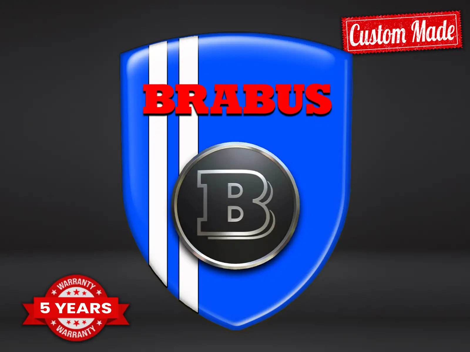Brabus Domingsticker Universal Hochwertig Professionell